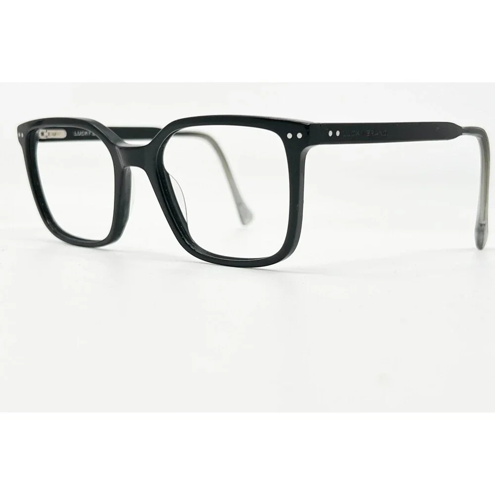 Lucky Brand Eyeglasses Mens Black Square VLBD532 52-19-145